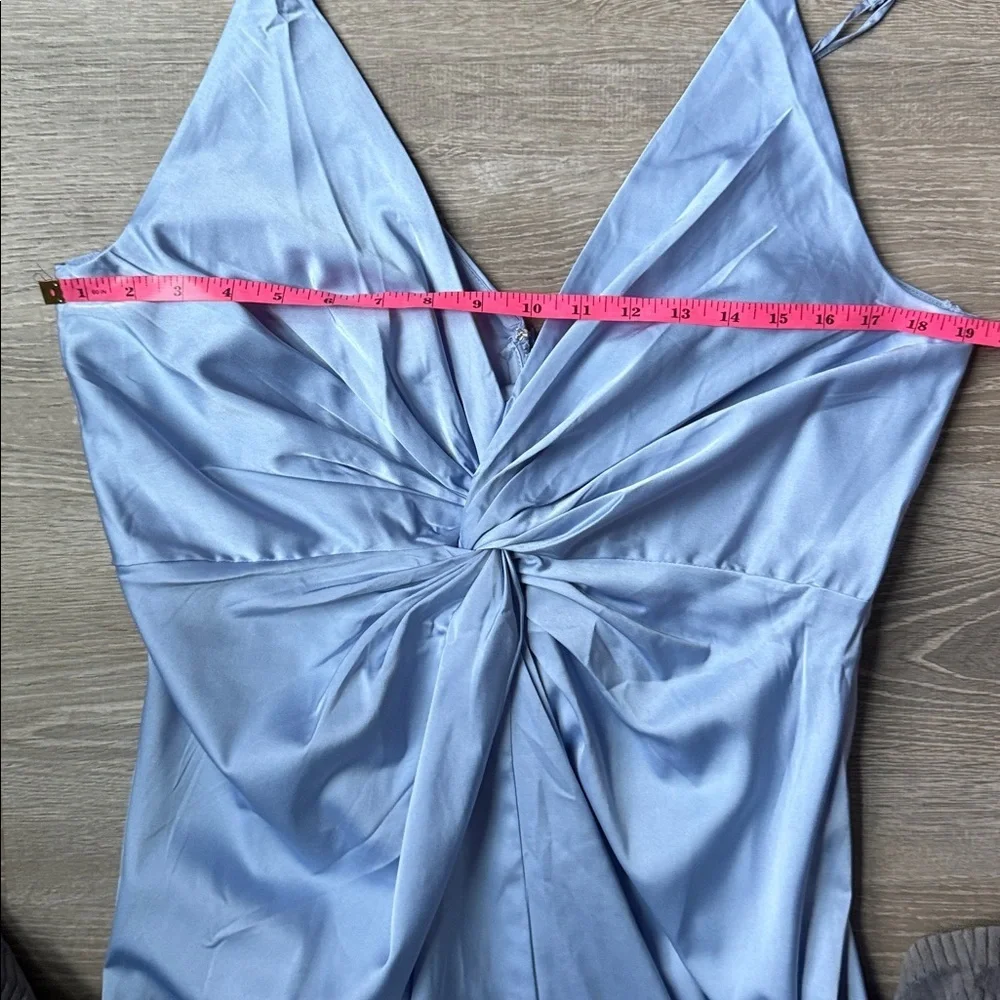 Abercrombie & Fitch Draped Twist-Front Maxi Dress Large